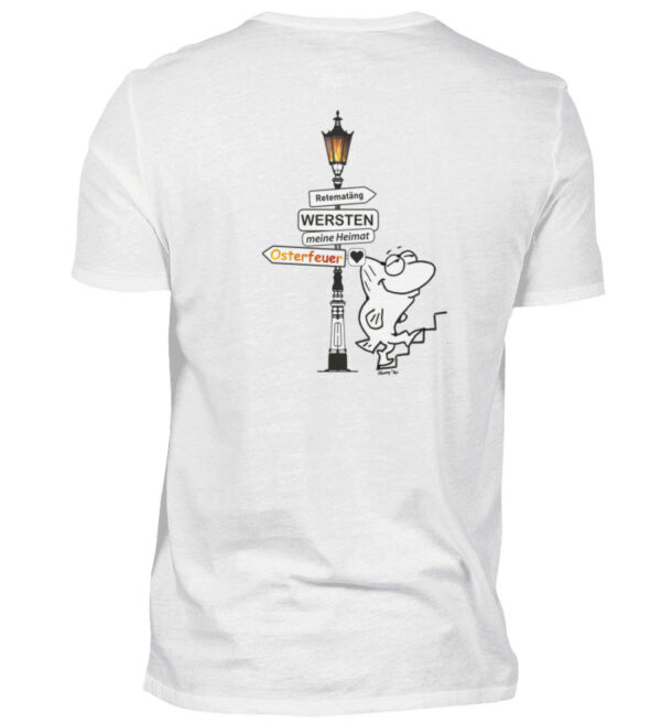 Osterfeuer Rücken - Herren Shirt-3