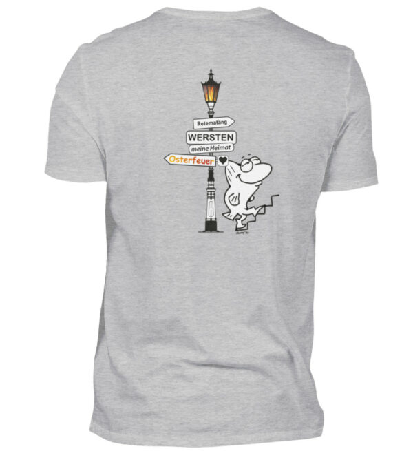 Osterfeuer Rücken - Herren Shirt-17