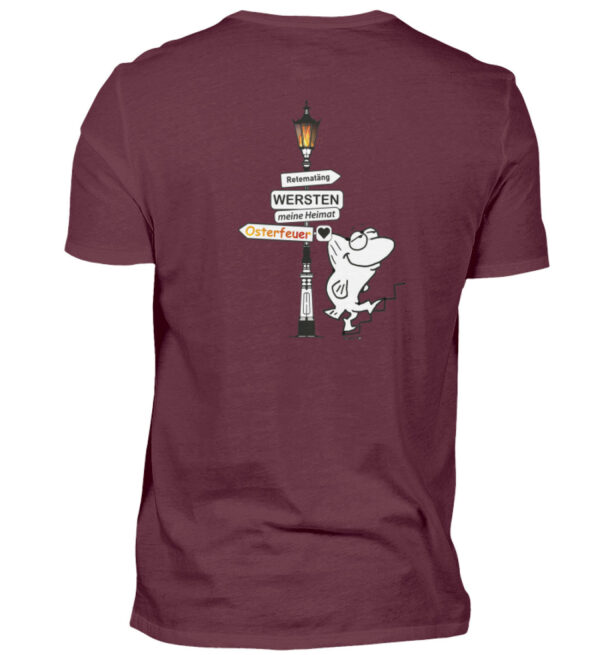 Osterfeuer Rücken - Herren Shirt-839