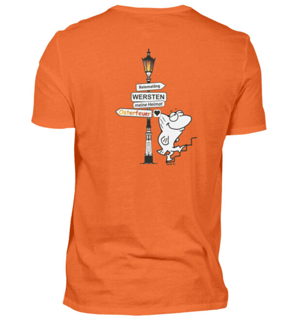 Osterfeuer Rücken - Herren Shirt-1692