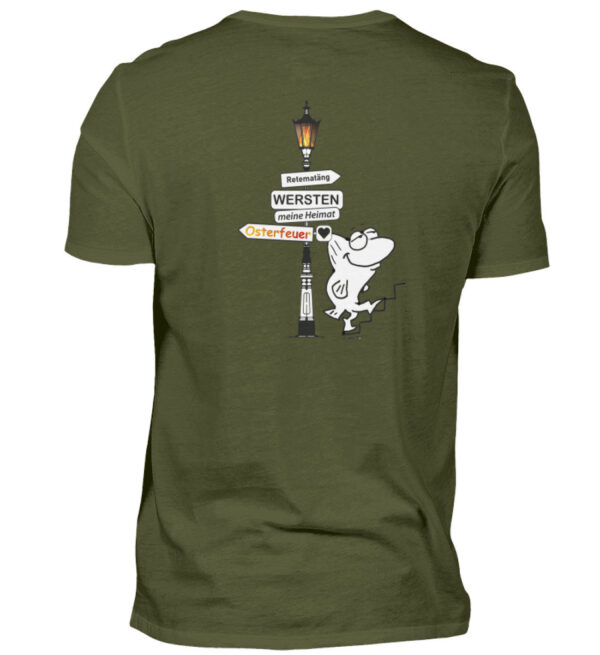 Osterfeuer Rücken - Herren Shirt-1109