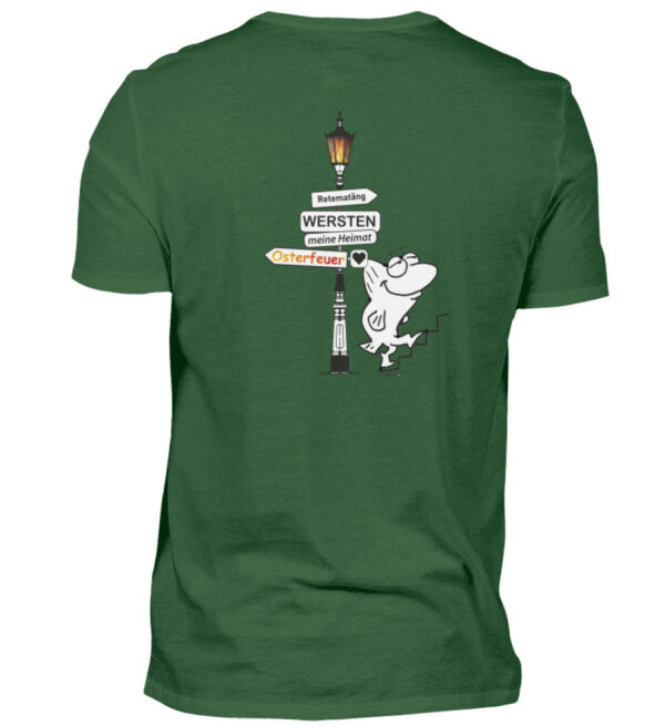 Osterfeuer Rücken - Herren Shirt-833