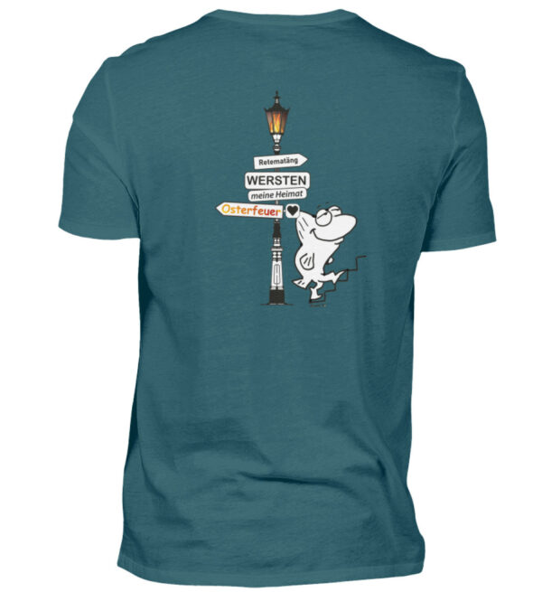 Osterfeuer Rücken - Herren Shirt-1096