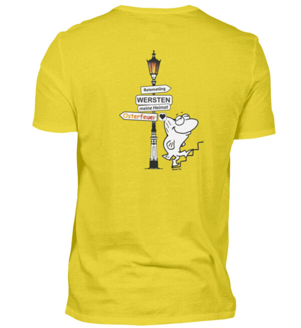 Osterfeuer Rücken - Herren Shirt-1102