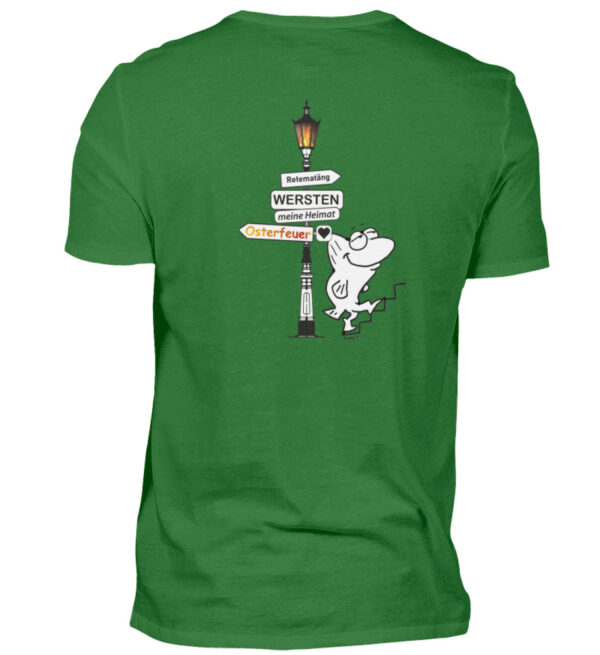 Osterfeuer Rücken - Herren Shirt-718