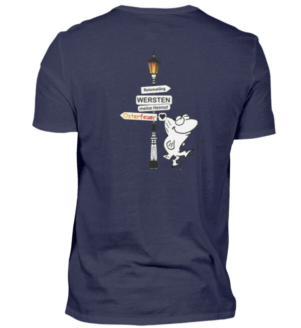 Osterfeuer Rücken - Herren Shirt-198