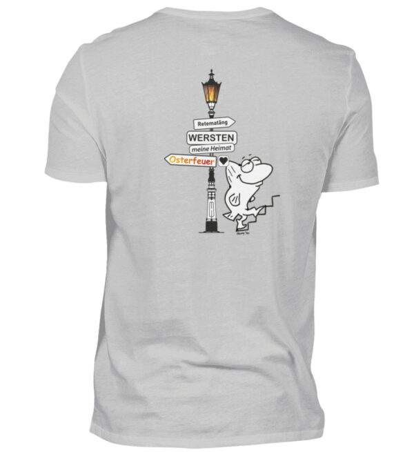 Osterfeuer Rücken - Herren Shirt-1157