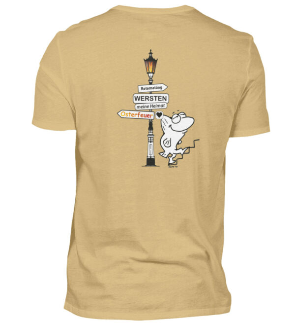 Osterfeuer Rücken - Herren Shirt-224