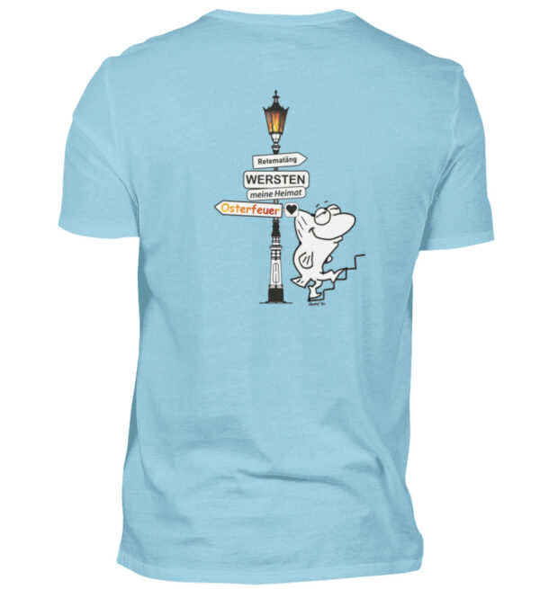 Osterfeuer Rücken - Herren Shirt-674