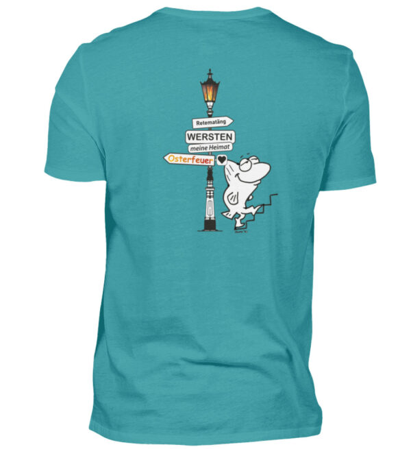 Osterfeuer Rücken - Herren Shirt-1242
