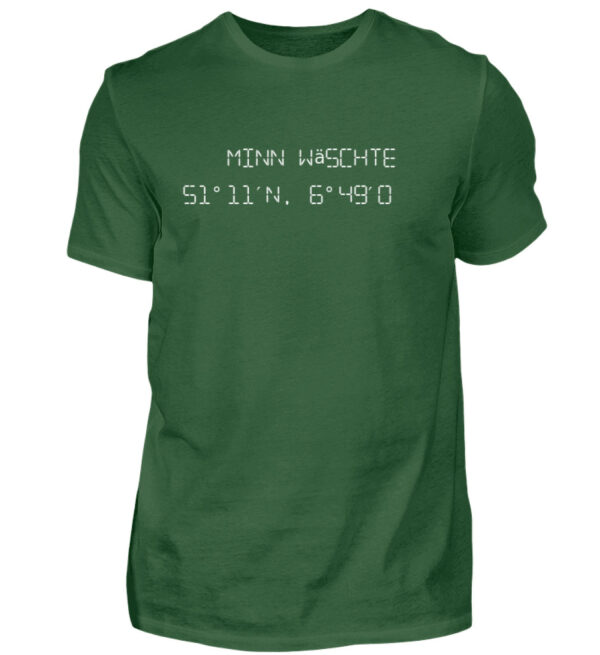 Minn Wäschte -Vorne- - Herren Shirt-833