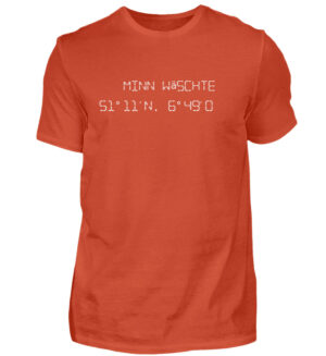 Minn Wäschte -Vorne- - Herren Shirt-1236