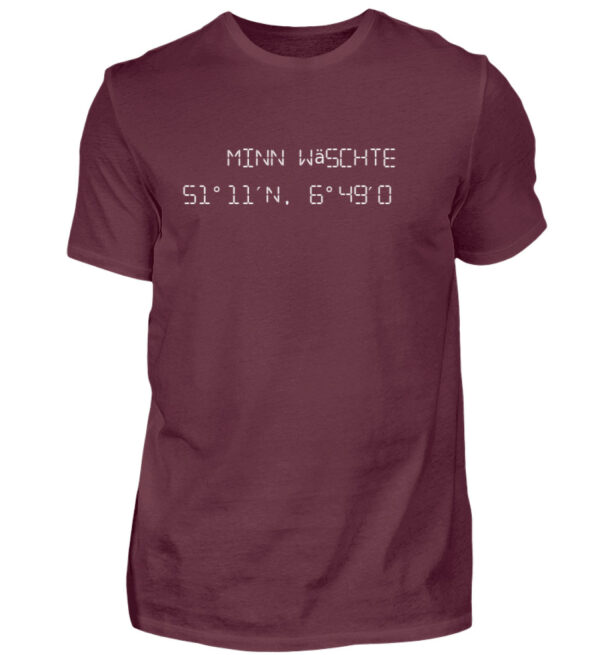 Minn Wäschte -Vorne- - Herren Shirt-839
