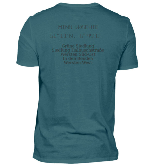 Wäschte Siedlung-Hinten- - Herren Shirt-1096