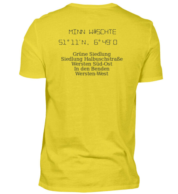 Wäschte Siedlung-Hinten- - Herren Shirt-1102