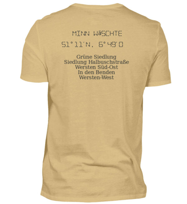 Wäschte Siedlung-Hinten- - Herren Shirt-224