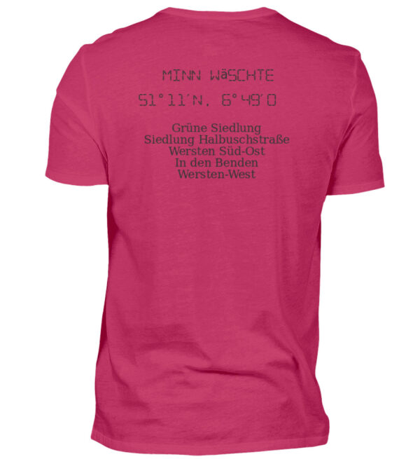 Wäschte Siedlung-Hinten- - Herren Shirt-1216