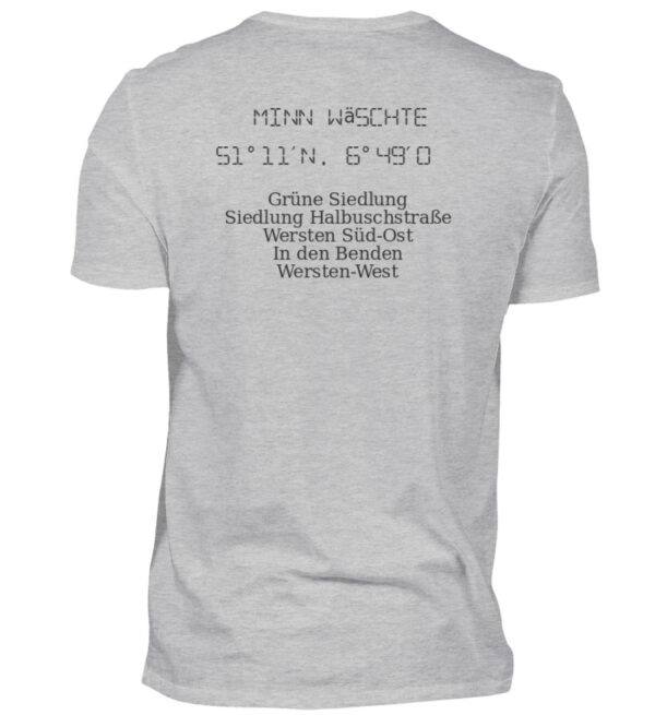 Wäschte Siedlung-Hinten- - Herren Shirt-17