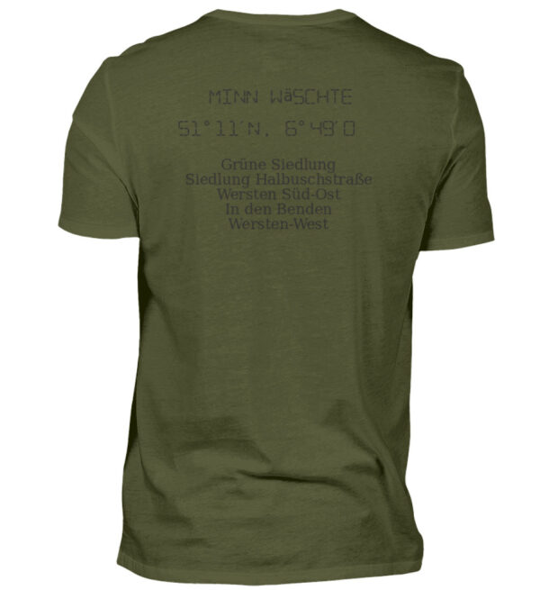 Wäschte Siedlung-Hinten- - Herren Shirt-1109