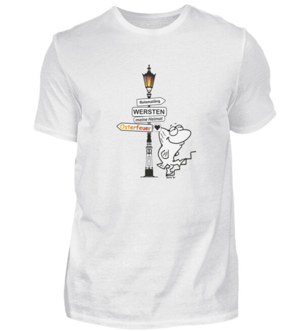 Osterfeuer vorne - Herren Shirt-3