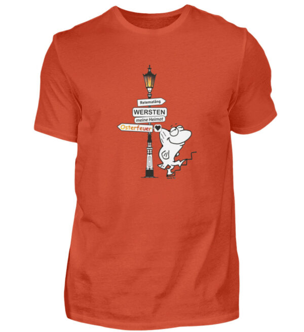 Osterfeuer vorne - Herren Shirt-1236