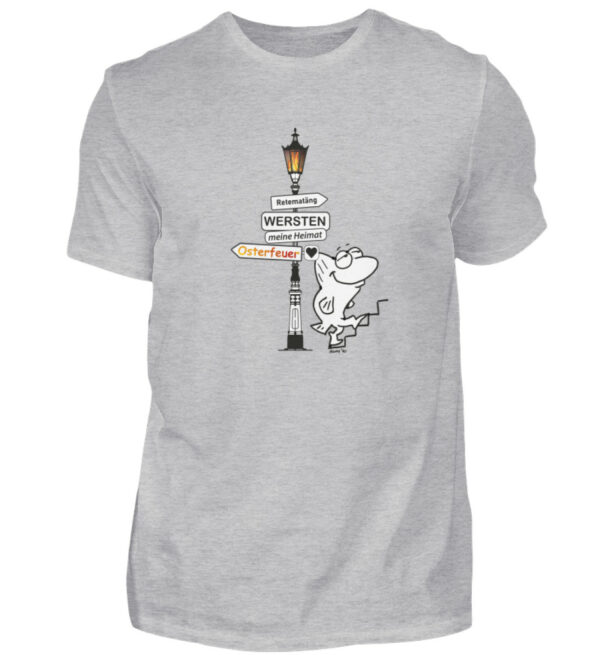 Osterfeuer vorne - Herren Shirt-17