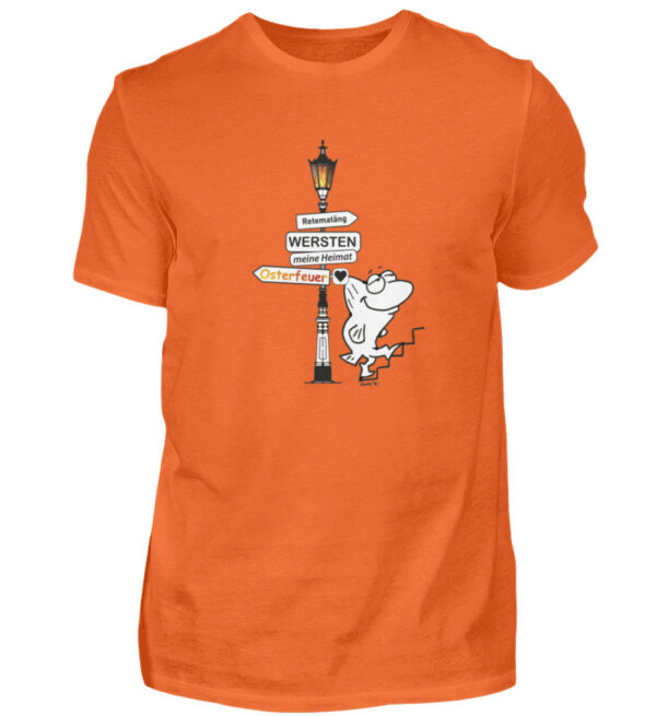 Osterfeuer vorne - Herren Shirt-1692