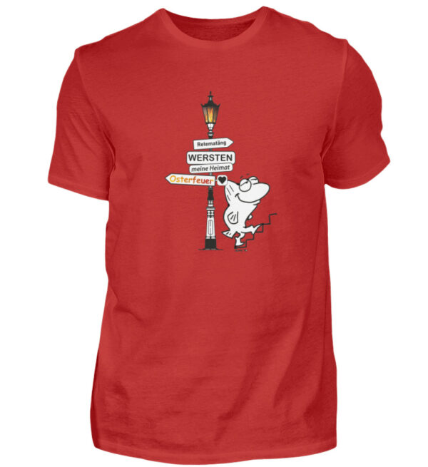 Osterfeuer vorne - Herren Shirt-4