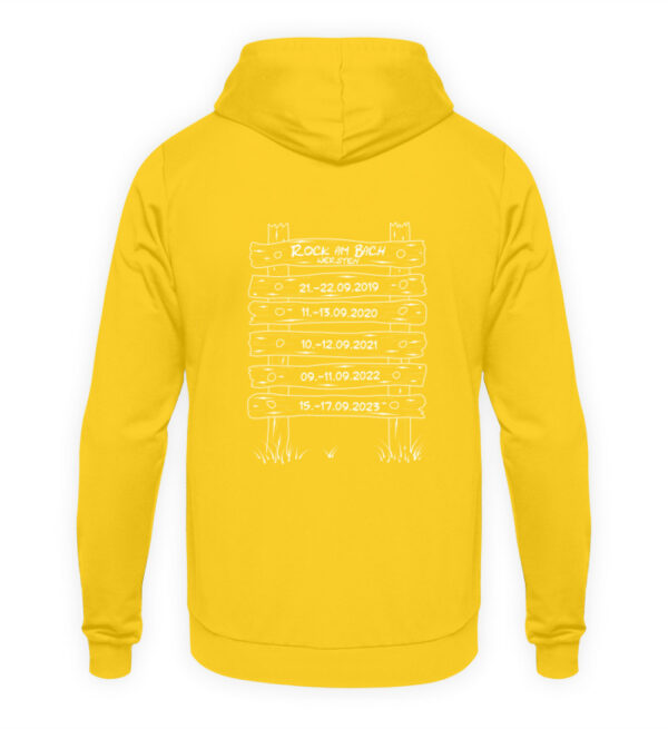 Rock am Bach 2023 Titel+Rocky - Unisex Kapuzenpullover Hoodie-1774